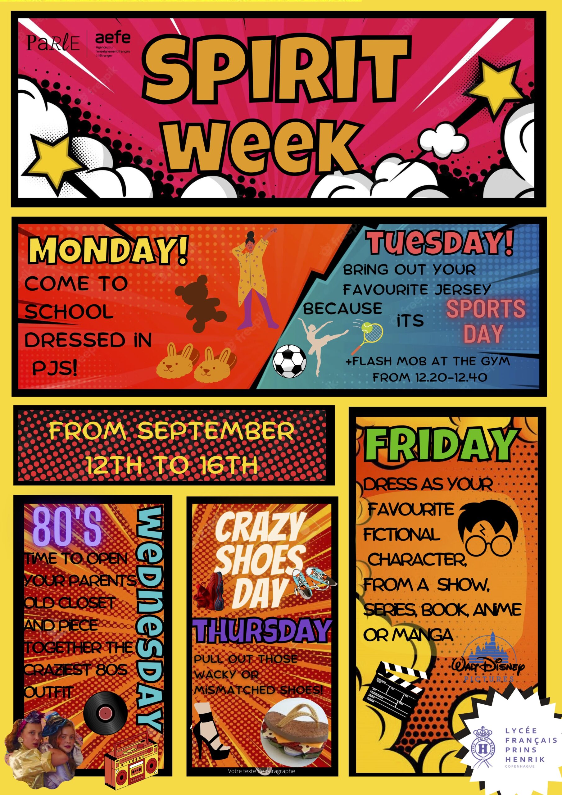 WELCOME TO SPIRIT WEEK Lyc e Francais Prins Henrik welcome-to-spirit-week-lyc-e-francais-prins-henrik